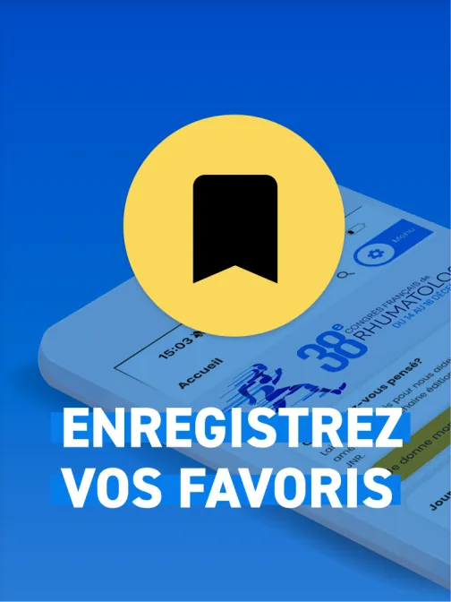 Enregistrez vos favoris via l'application mobile